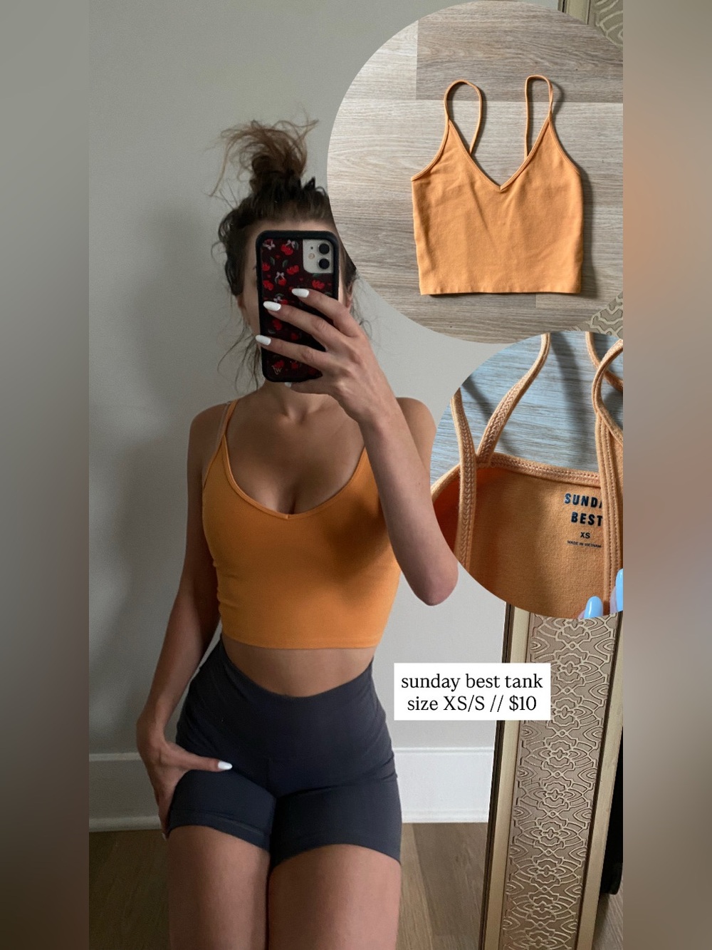 sunday best tank size XS